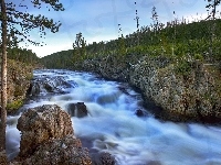 Rzeka, Skały
