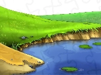 Wybrzeże, Rzeka, Grafika