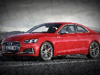 S5, Audi, Czerwone