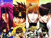 monokl, Saiyuki, ludzie
