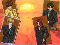 obrazki, Saiyuki, garnitury