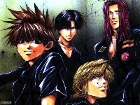 papierosy, Saiyuki, chłopaki
