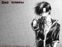 pistolet, Saiyuki, okulary