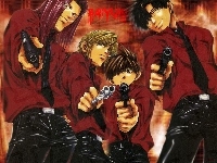 pistolety, Saiyuki, kolesie