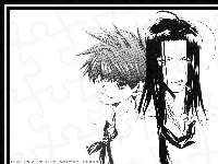 papieros, twarze, Saiyuki