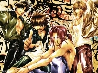 skupisko, zamieszanie, Saiyuki