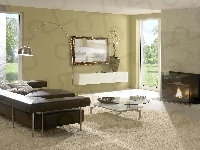 Kominek, Salon, Meble