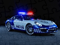 Porsche 911 Carrera, Samochód, Policyjny, 2014