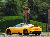 Park, Samochód, Lotus Evora, Drzewa