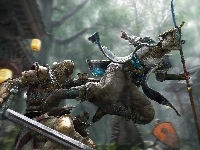 Samuraj Nobushi, For Honor, Walka, Rycerz