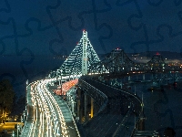 Noc, San Francisco, Most, Oświetlenie