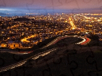 Noc, San Francisco, Miasto, USA