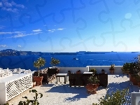 Grecja, Santorini, Morze