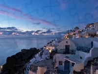 Grecja, Santorini, Noc