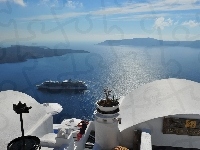 Santorini, Statek