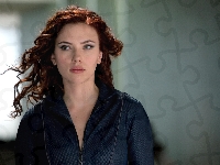 Rozwiane, Scarlett Johansson, Makijaż, Włosy