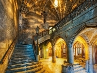 Balustrada, Schody, Łuki
