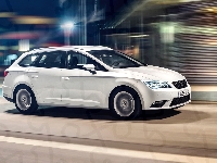 Biały, Seat Leon ST Kombi