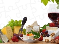 Serów, Winogrona, Różne, Gatunki, Wino