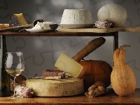 Serów, Tykwa, Różne, Smaki, Wino