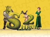 Fiona, Shrek, osioł