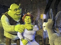 Fiona, Shrek, Osioł