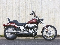 Siedzenie, Harley Davidson Softail Custom, Oparcie