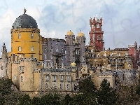 Sintra, Pałac, Pena, Portugalia