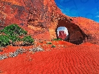 Park Narodowy Monument Valley, Skały, Arizona, Monument Valley, Utah, Stany Zjednoczone, Dolina Pomników, Czerwone