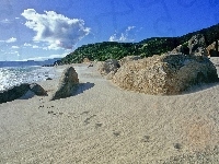 Skały, Wybrzeże, Plaża, Góry