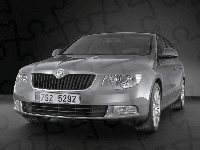 Przód, Skoda Superb