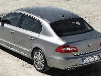 Skoda Superb, Srebrny, Sedan