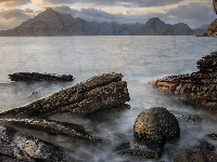 Wieś Elgol, Skały, Morze, Kamienie, Szkocja, Wyspa Skye