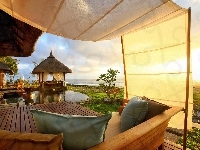 Słońca, Malediwy, Ocean, Wschód, Hotel