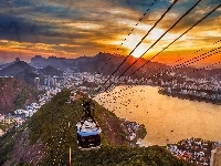 Linowa, Słońca, Rio de Janeiro, Kolejka, Zachód