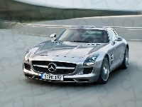 Światła, Mercedes Benz SLS, Dzienne