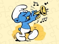 Smerf, Trąbka, Smerfy, The Smurfs, Harmoniusz