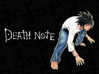 śmierć, stopy, Death Note, chłopak, łańcuch