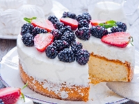 Smietanowy, Tort, Wypieki
