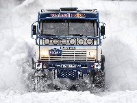 Śnieg, Kamaz, Rajdowy