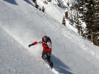 deska , Snowbording, śnieg