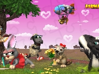 Skunks, Farmerama, Gra, Sowa, Królik, Baranek