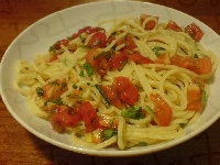 Papryka, Spaghetti, Makaron