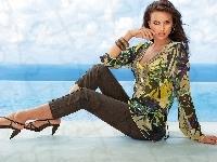 Spodnie, Irina Shayk, Bluzka, Szpilki
