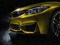 Spoiler, BMW M4, Lampy