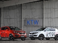 Kia Sportage, 2013, Biała, Czerwona, KTW Tuning