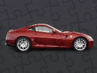 Sportowe, Ferrari 599, Auto