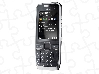 Srebrna, Nokia E55, Czarna, 3G