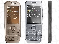 Srebrna, Bok, Nokia E52, Szara, Czarna