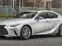 2021, Lexus IS, Srebrny